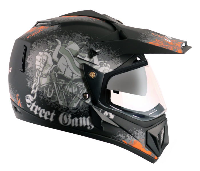 Dull Black Orange