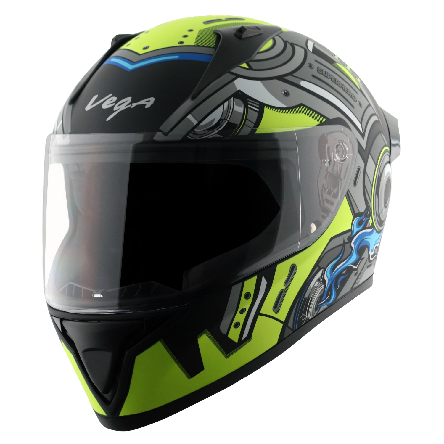 Dull Black Neon Yellow
