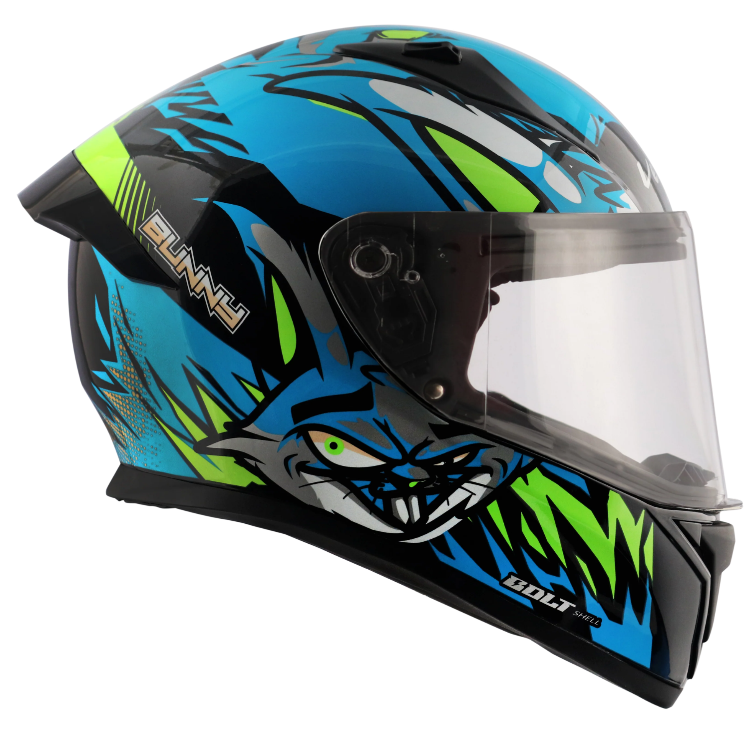 Black Neon Blue