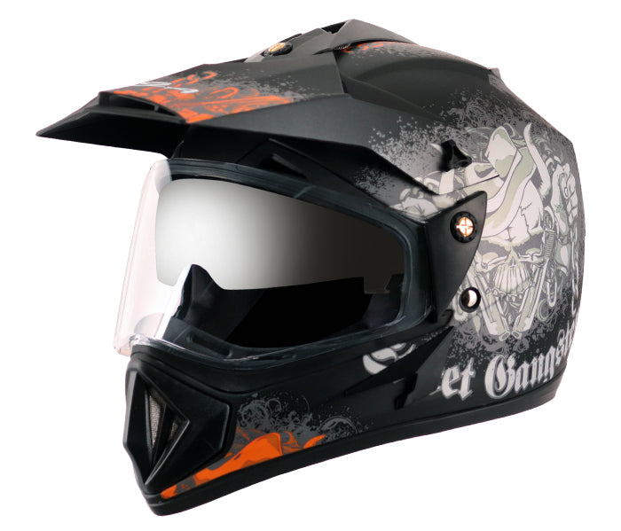 Dull Black Orange
