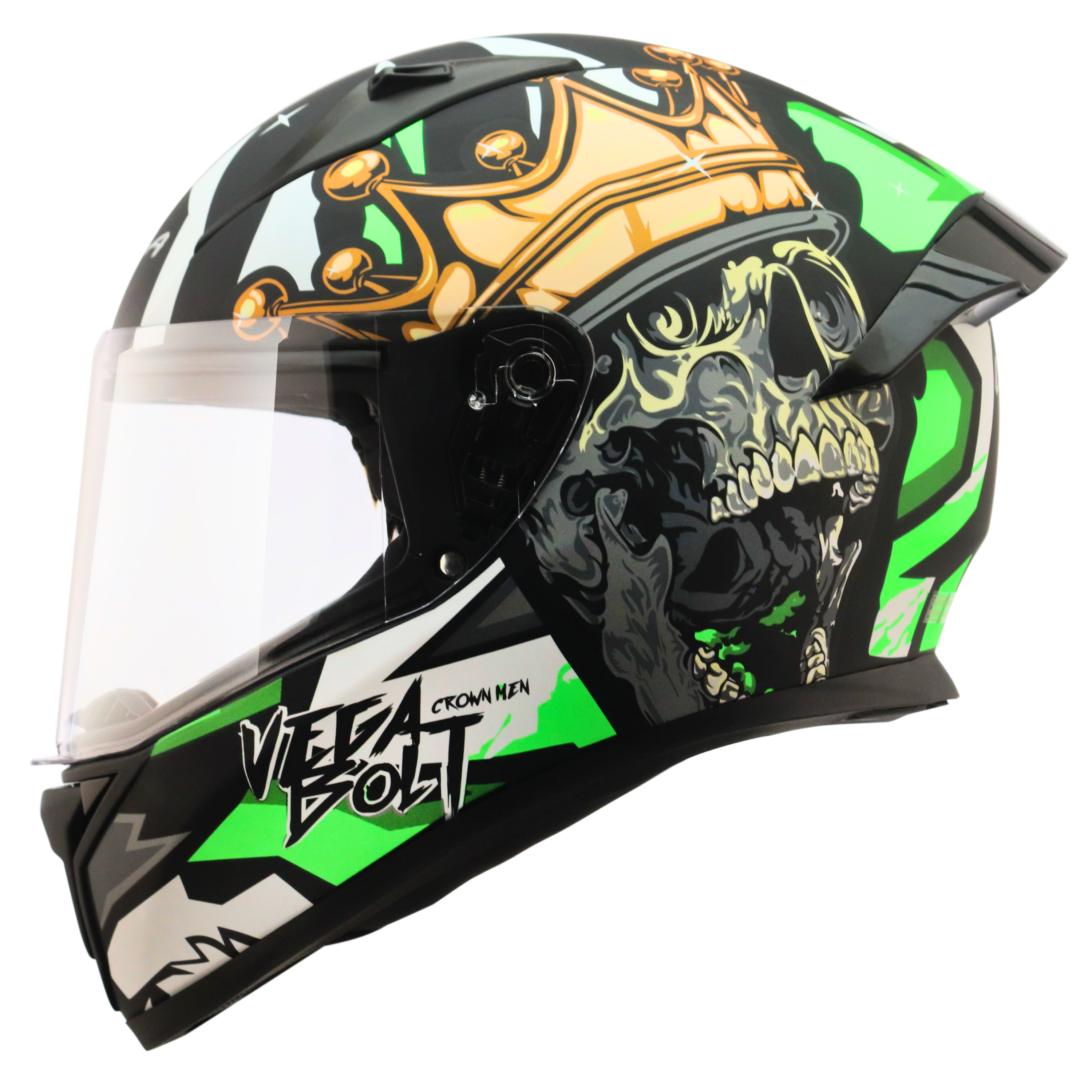 Dull Black Neon Green