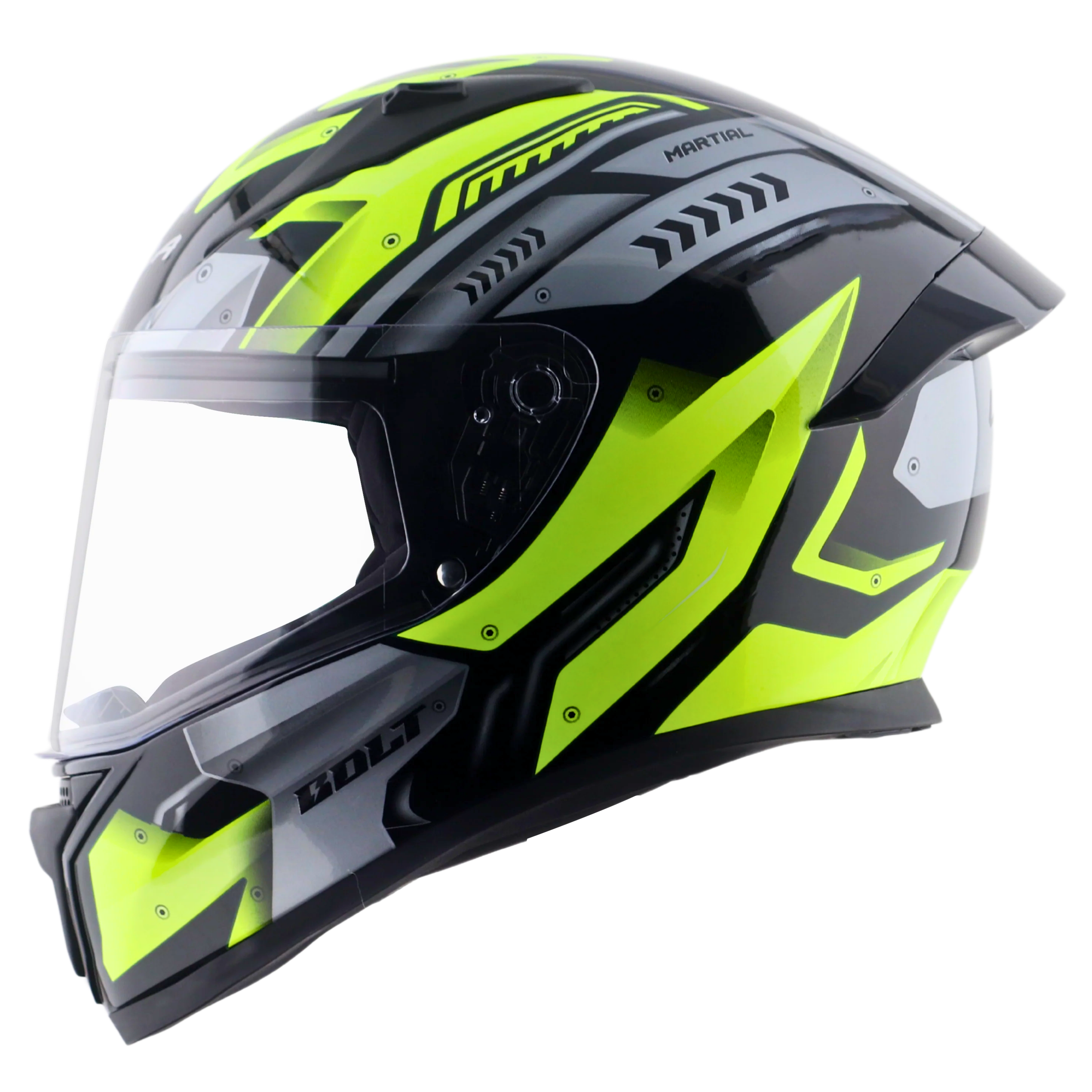 Dull Black Neon Yellow