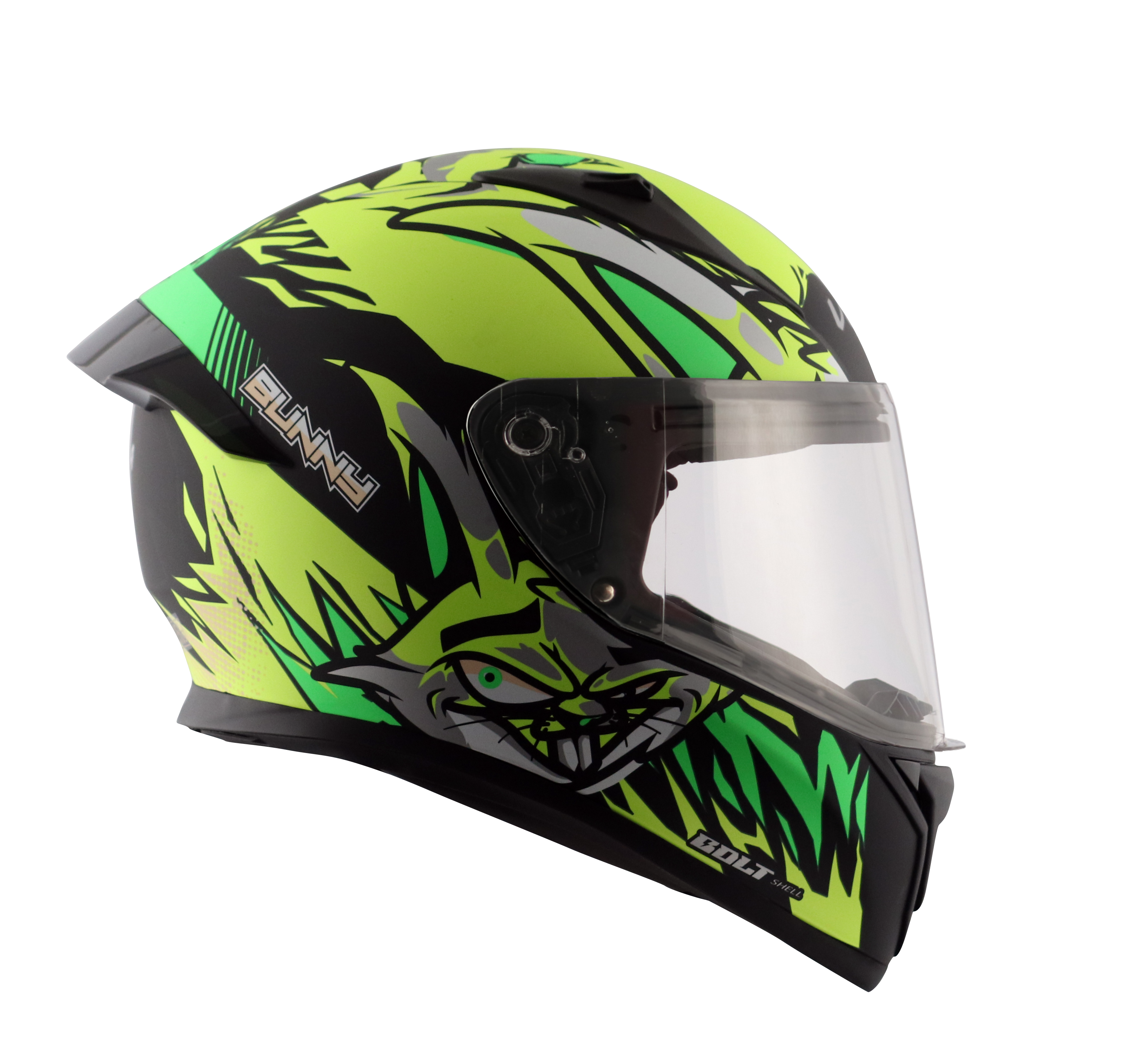 Dull Black Neon Yellow