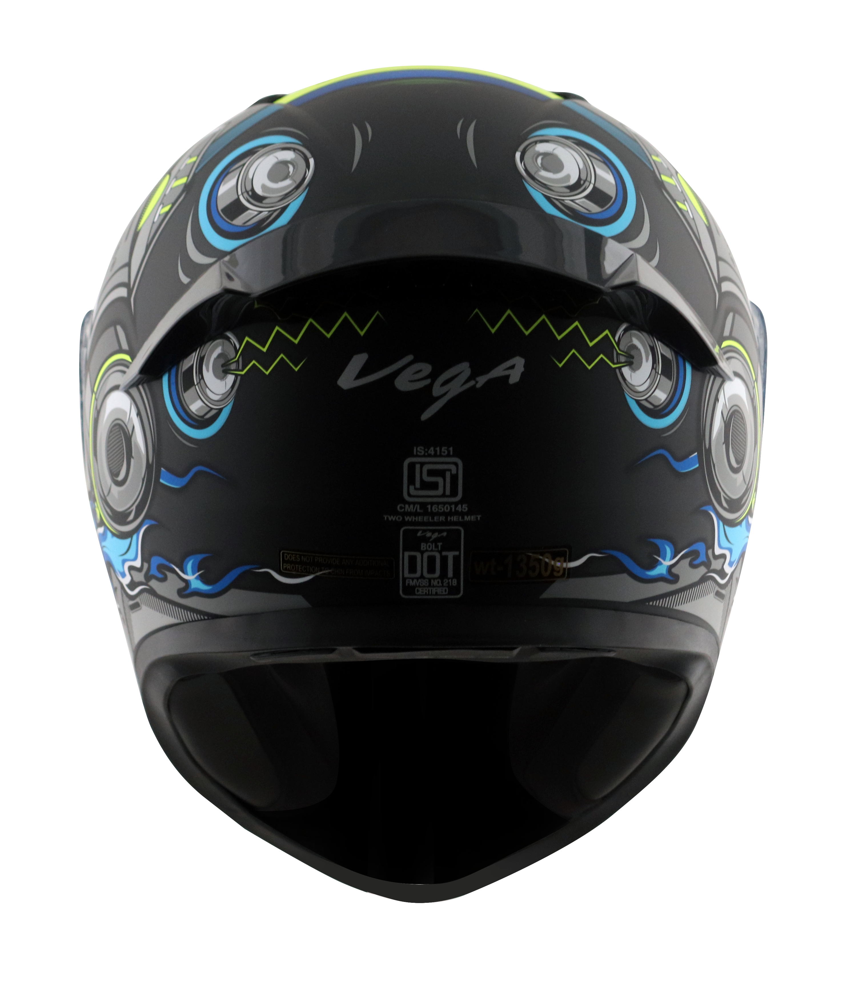 Dull Black Neon Yellow