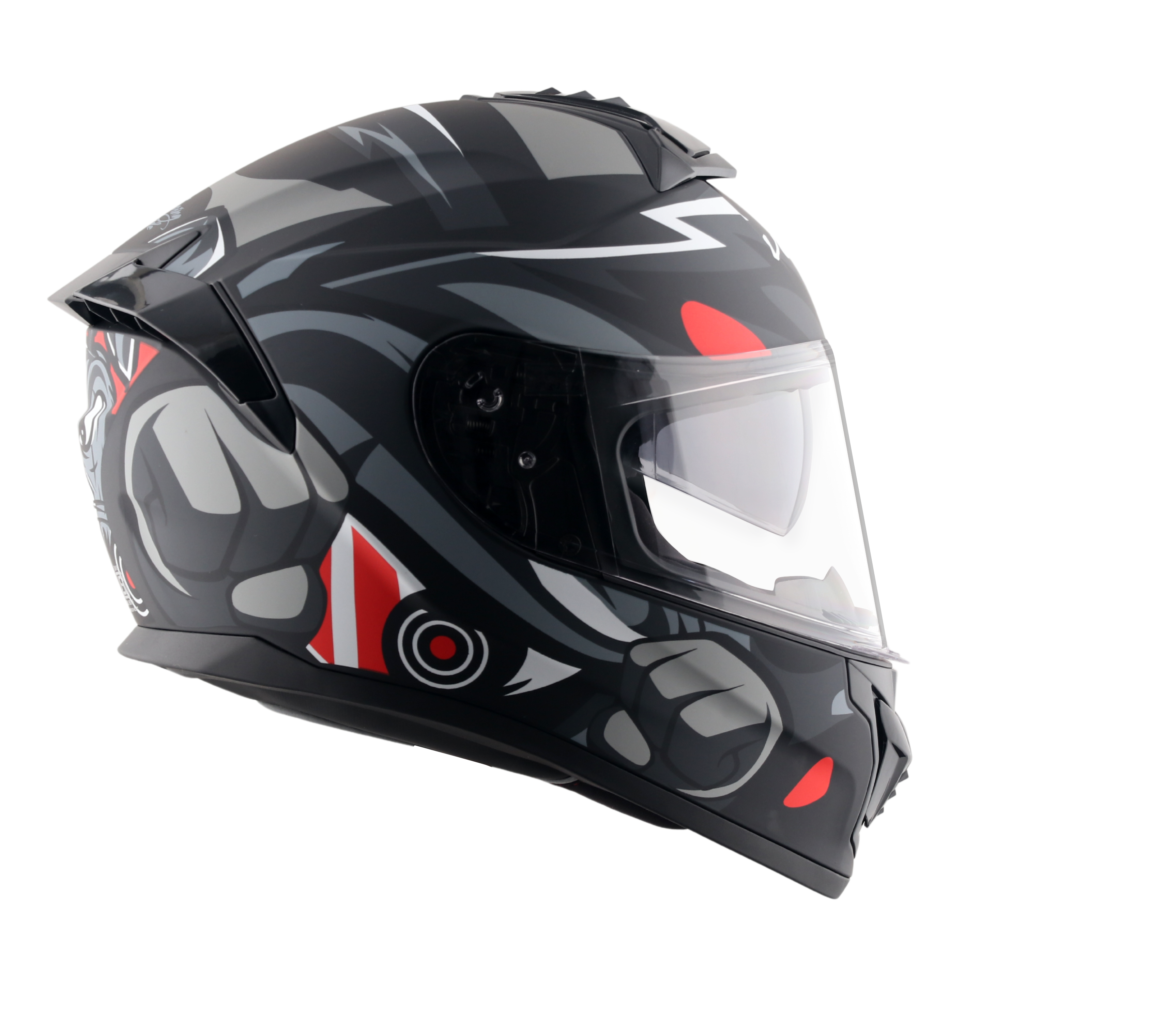 Dull Black Red