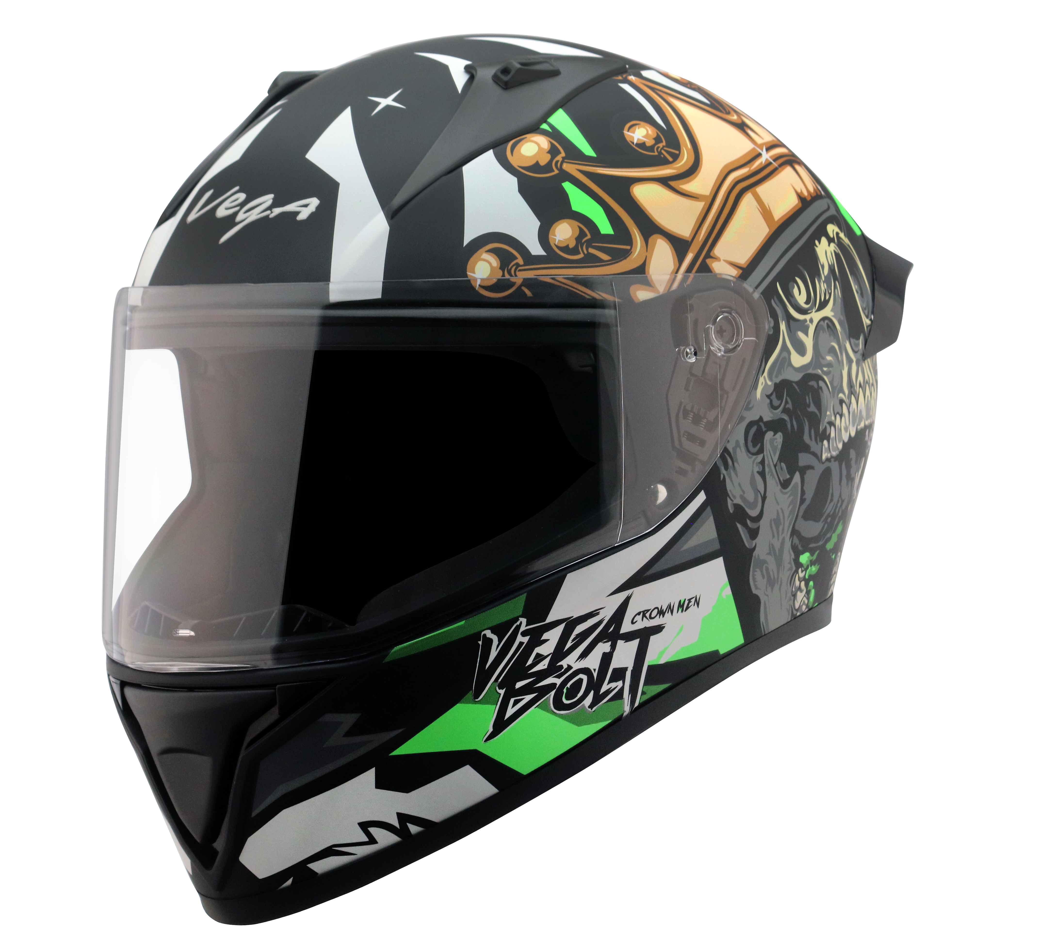 Dull Black Neon Green