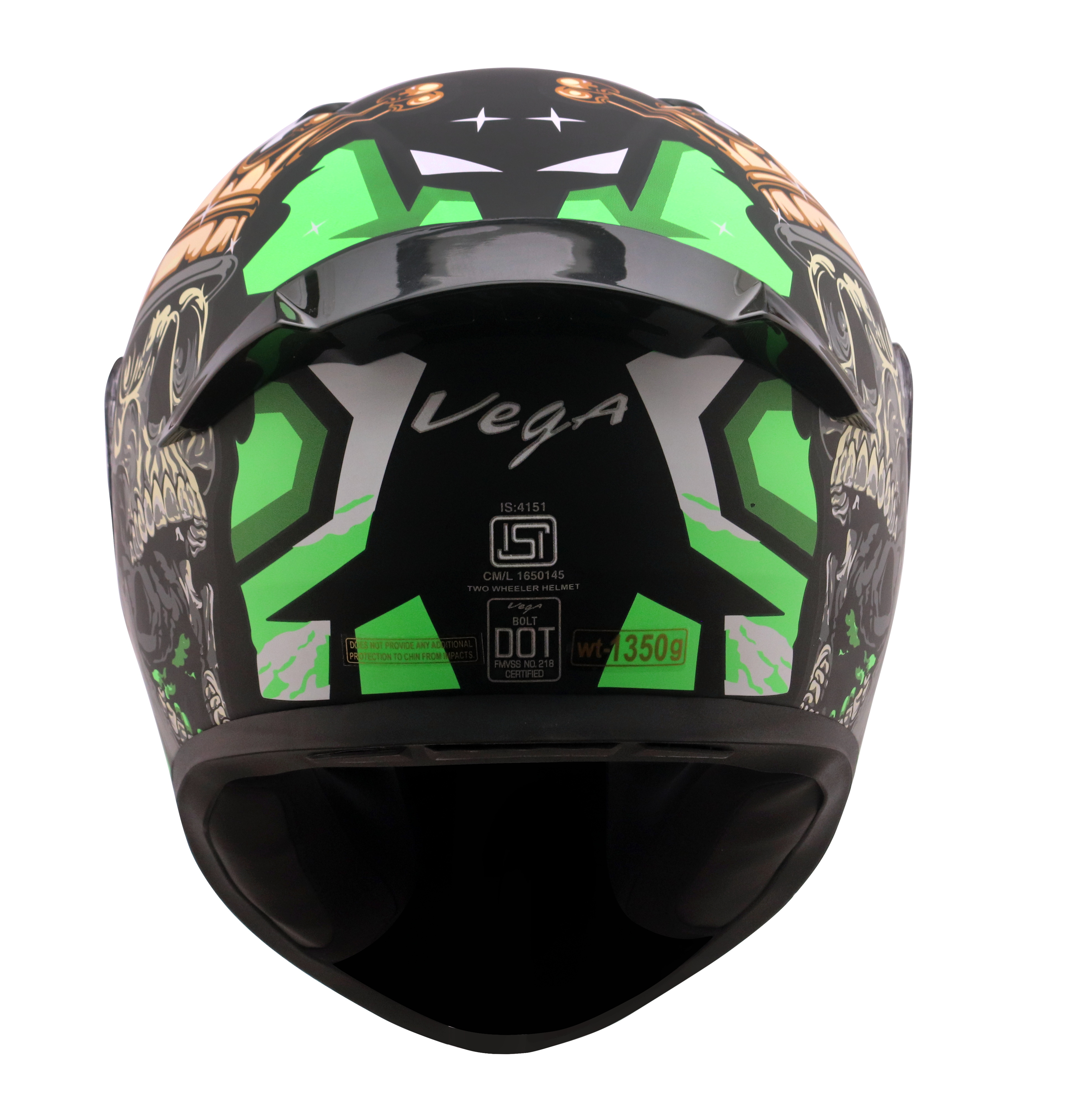 Dull Black Neon Green