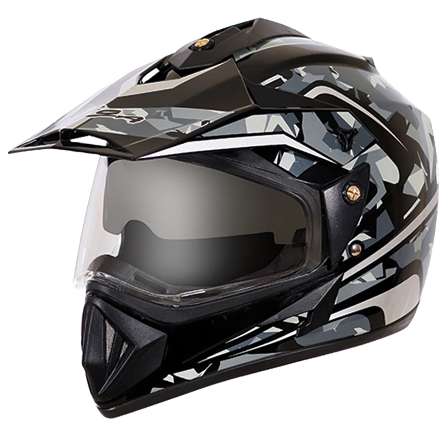 Dull Black Silver
