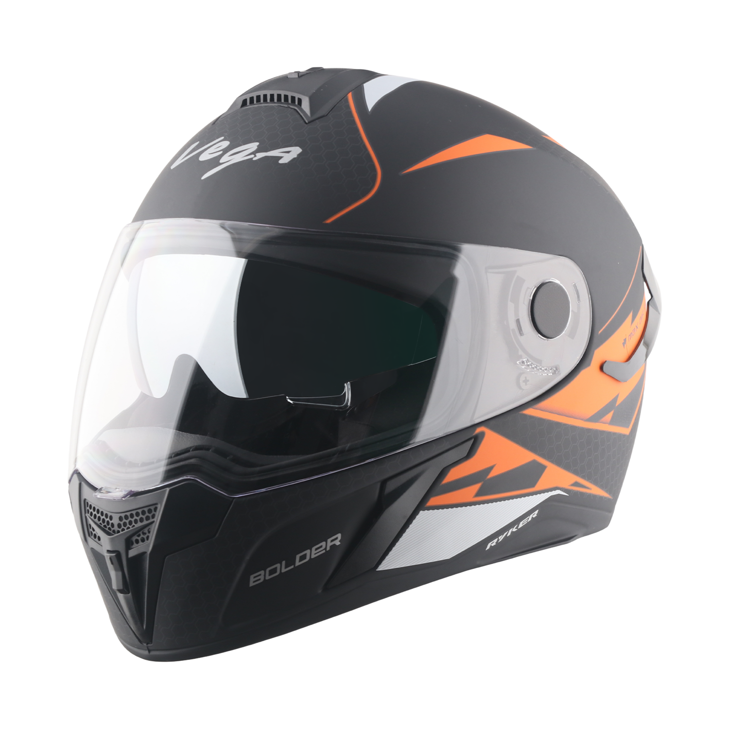 Dull Black Orange