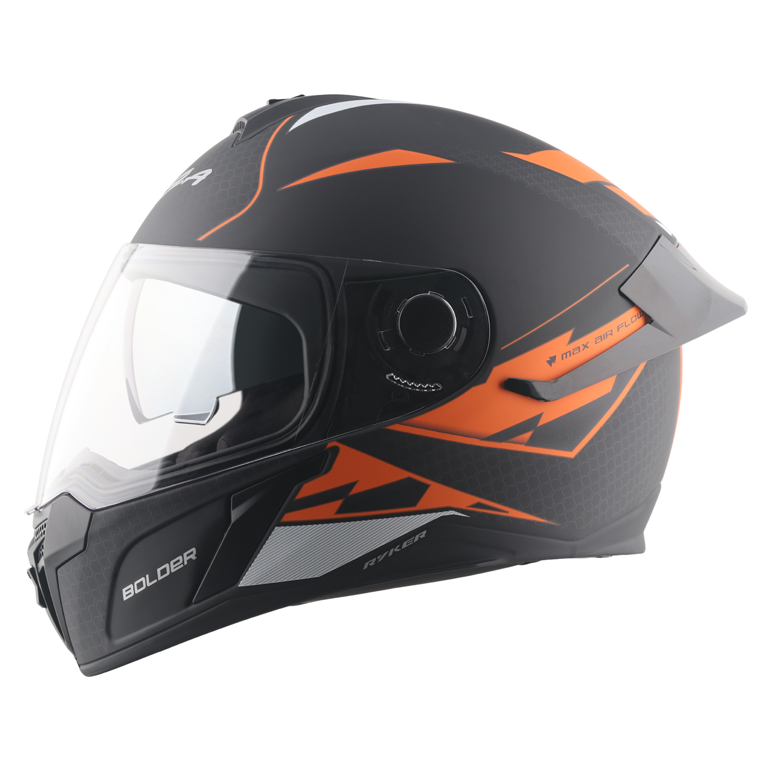 Dull Black Orange