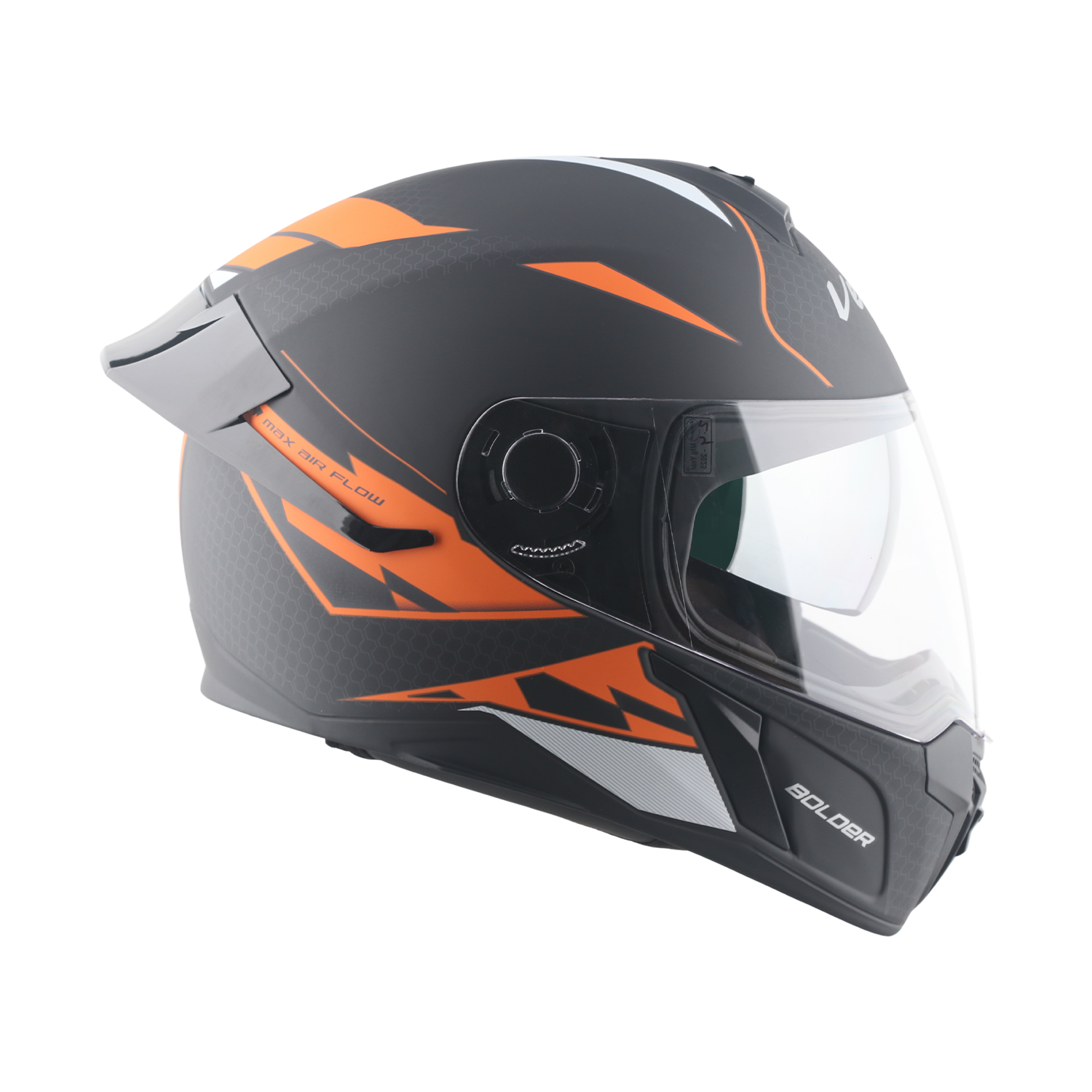 Dull Black Orange