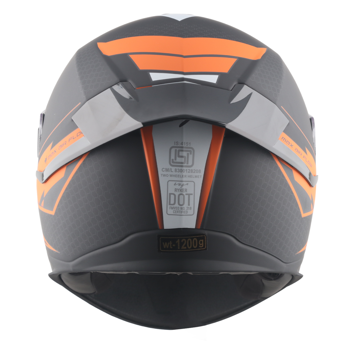Dull Black Orange