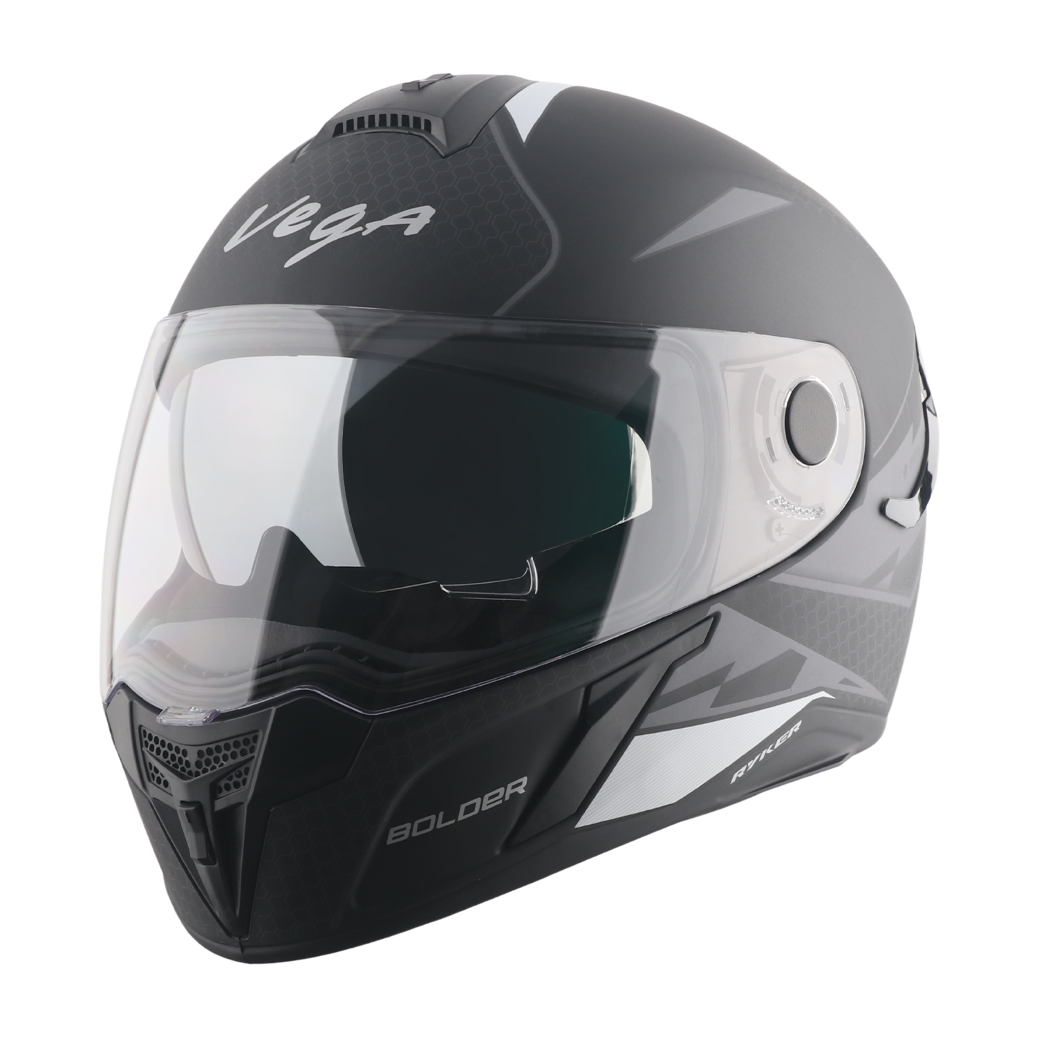 Dull Black Silver