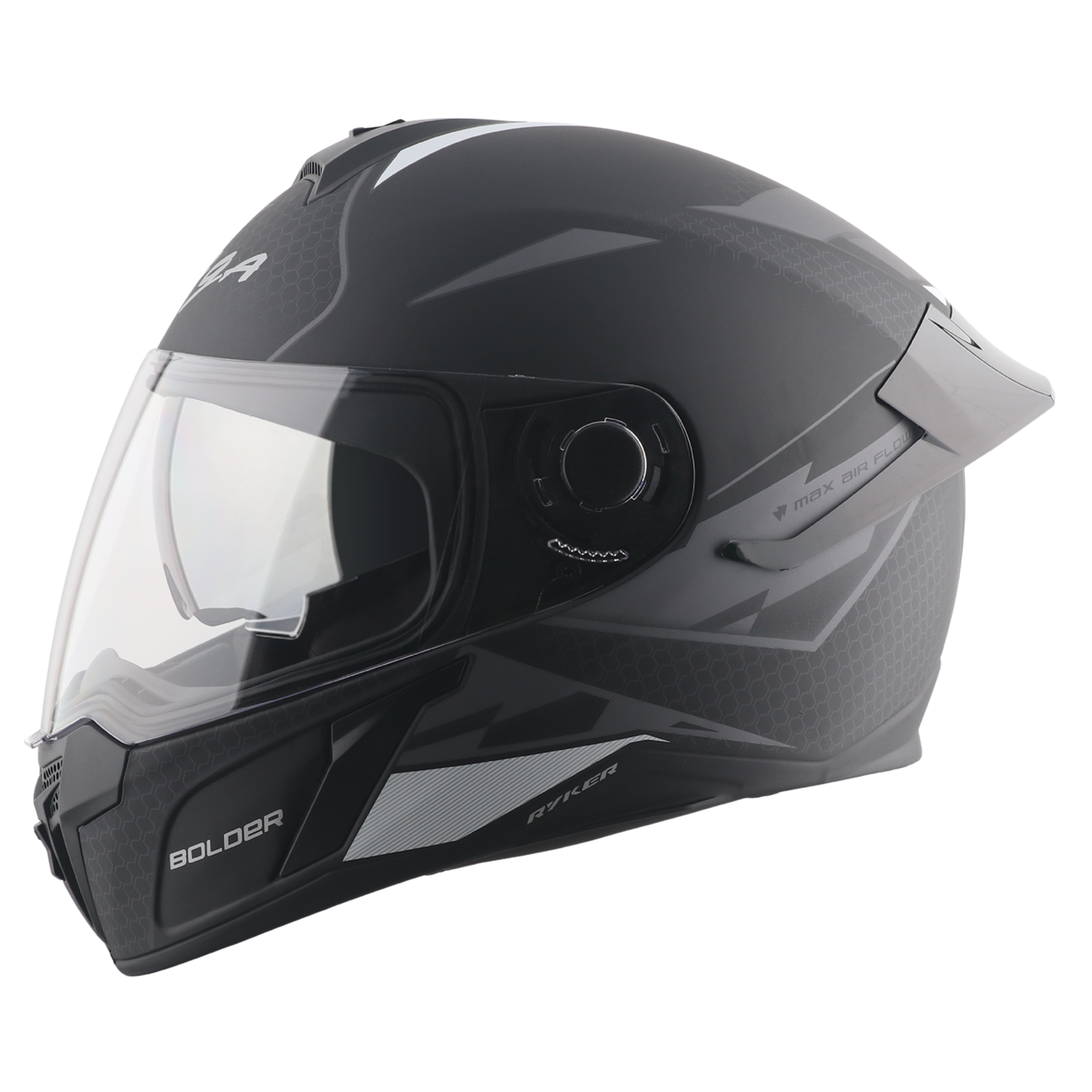 Dull Black Silver