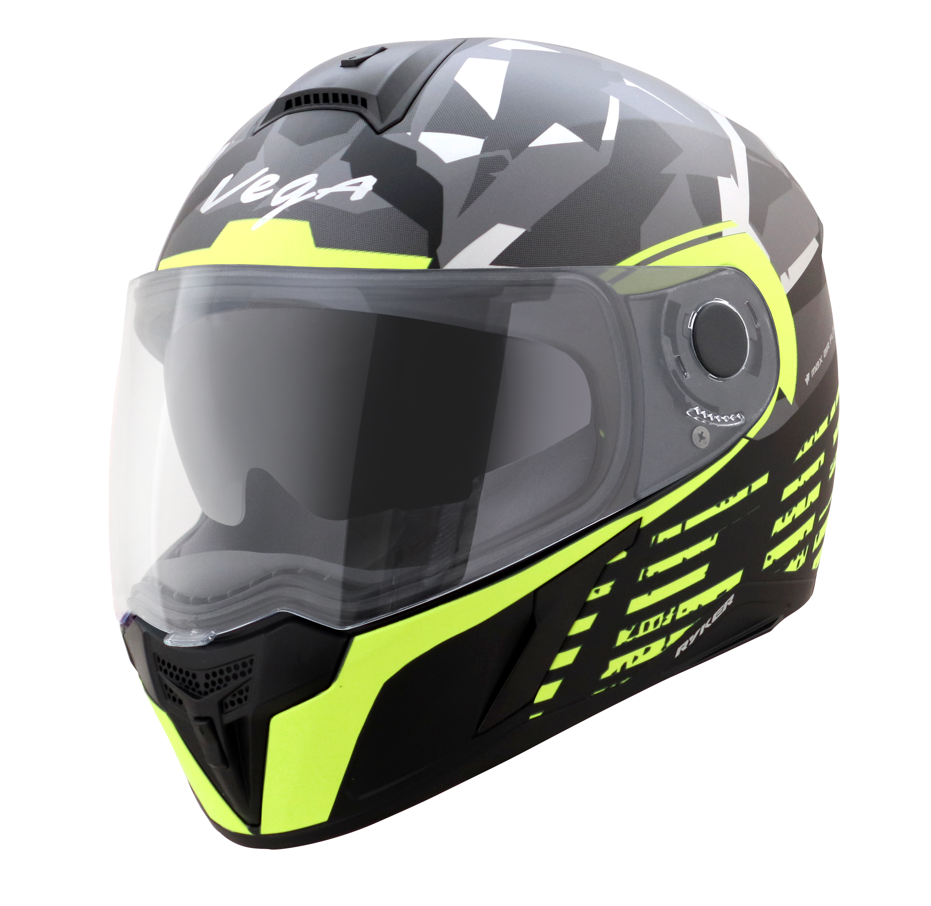 Dull Black Neon Yellow