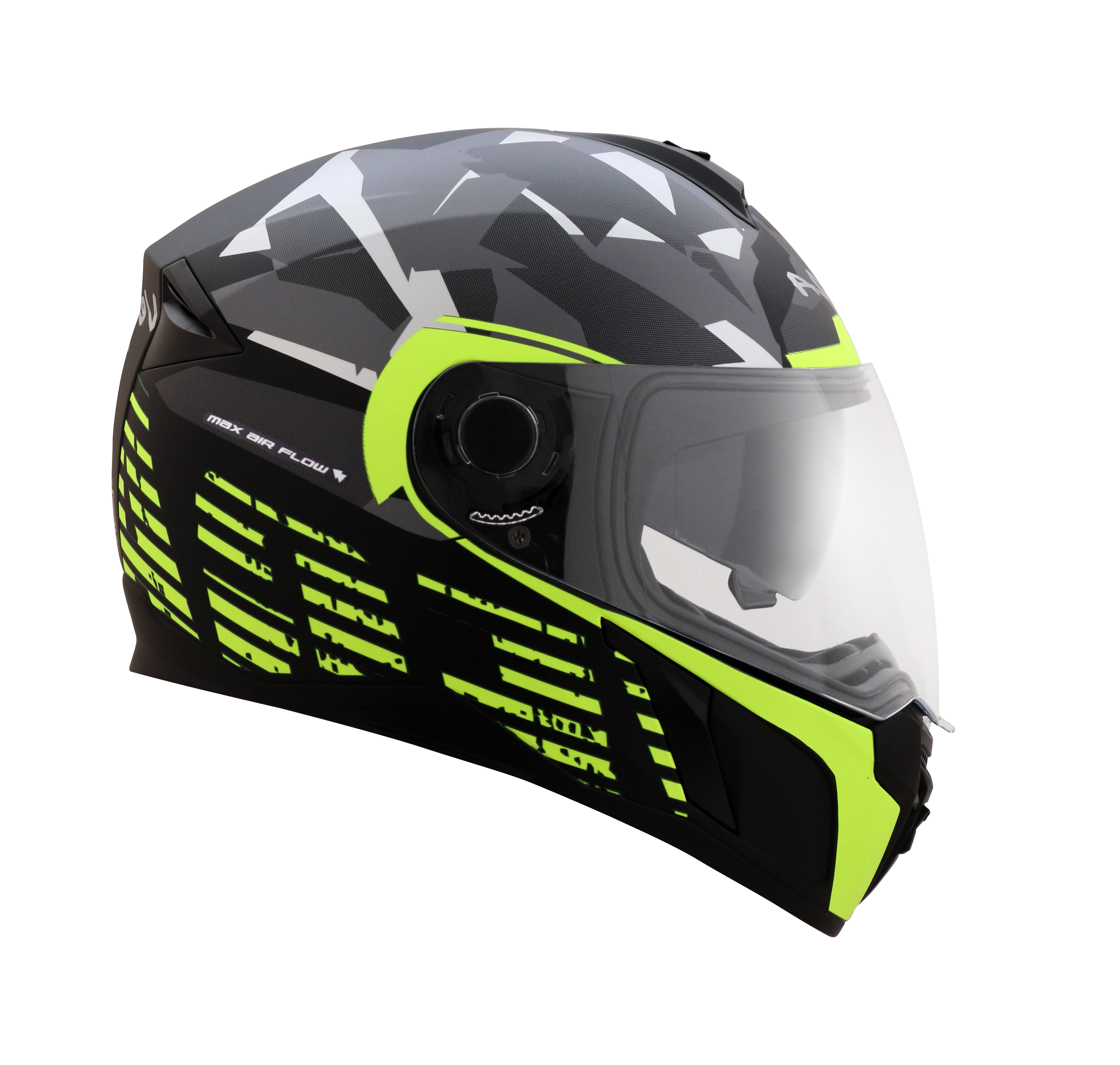 Dull Black Neon Yellow