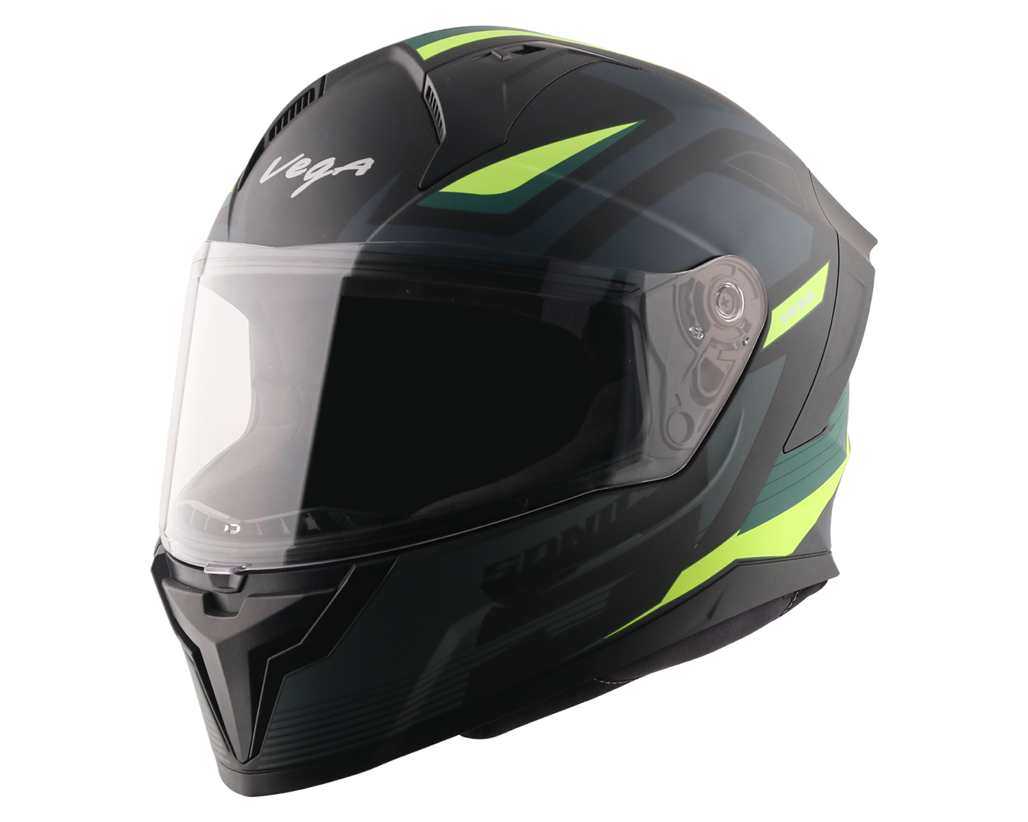 Dull Black Neon Yellow