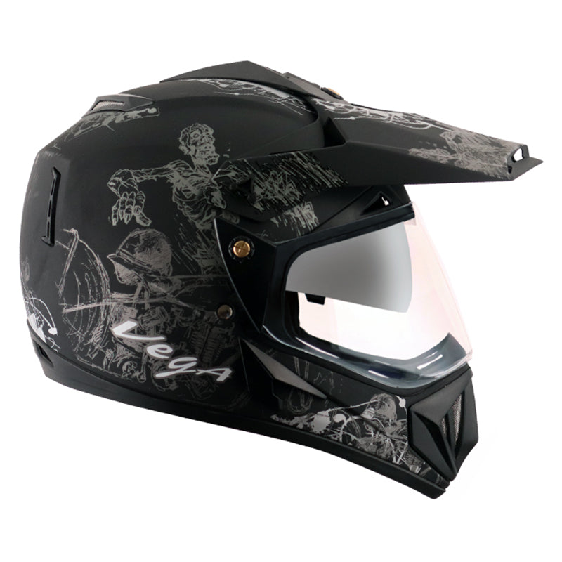 Dull Black Silver