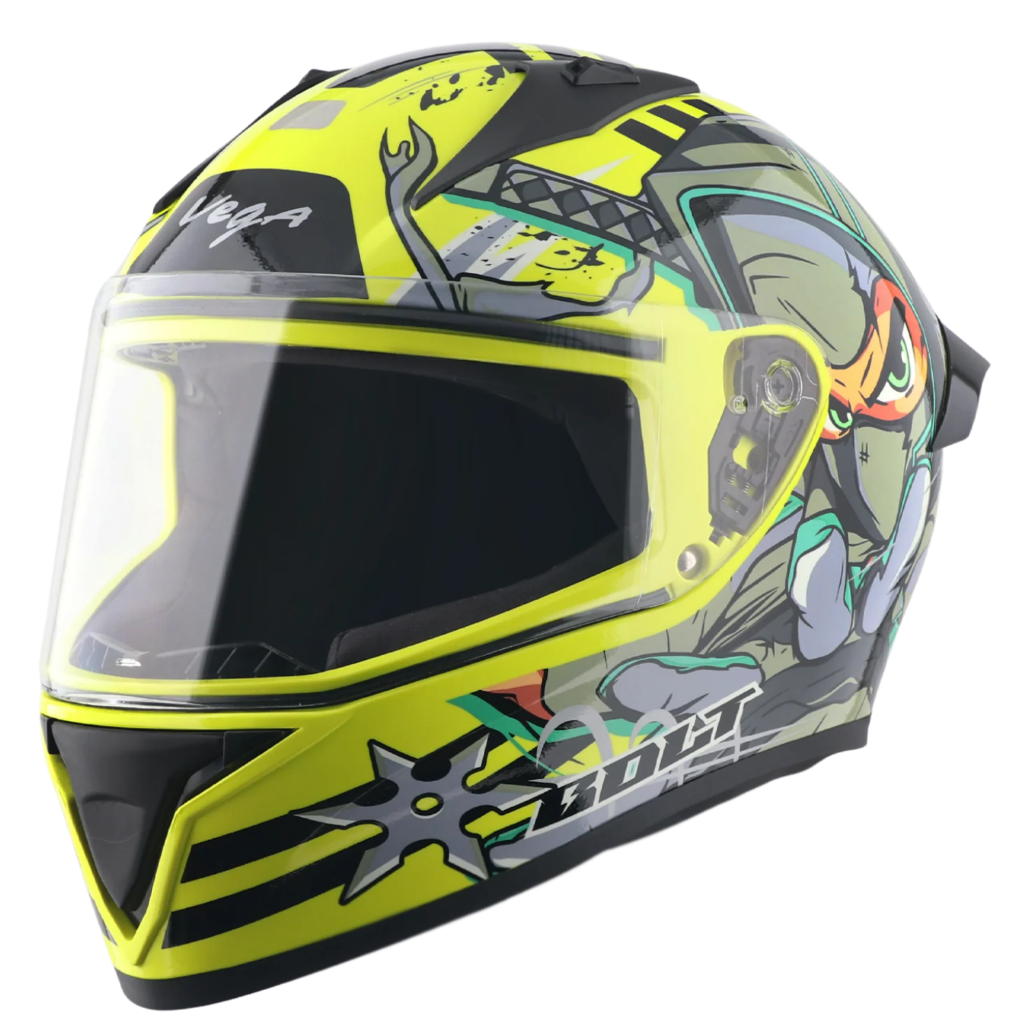 Neon Yellow Grey