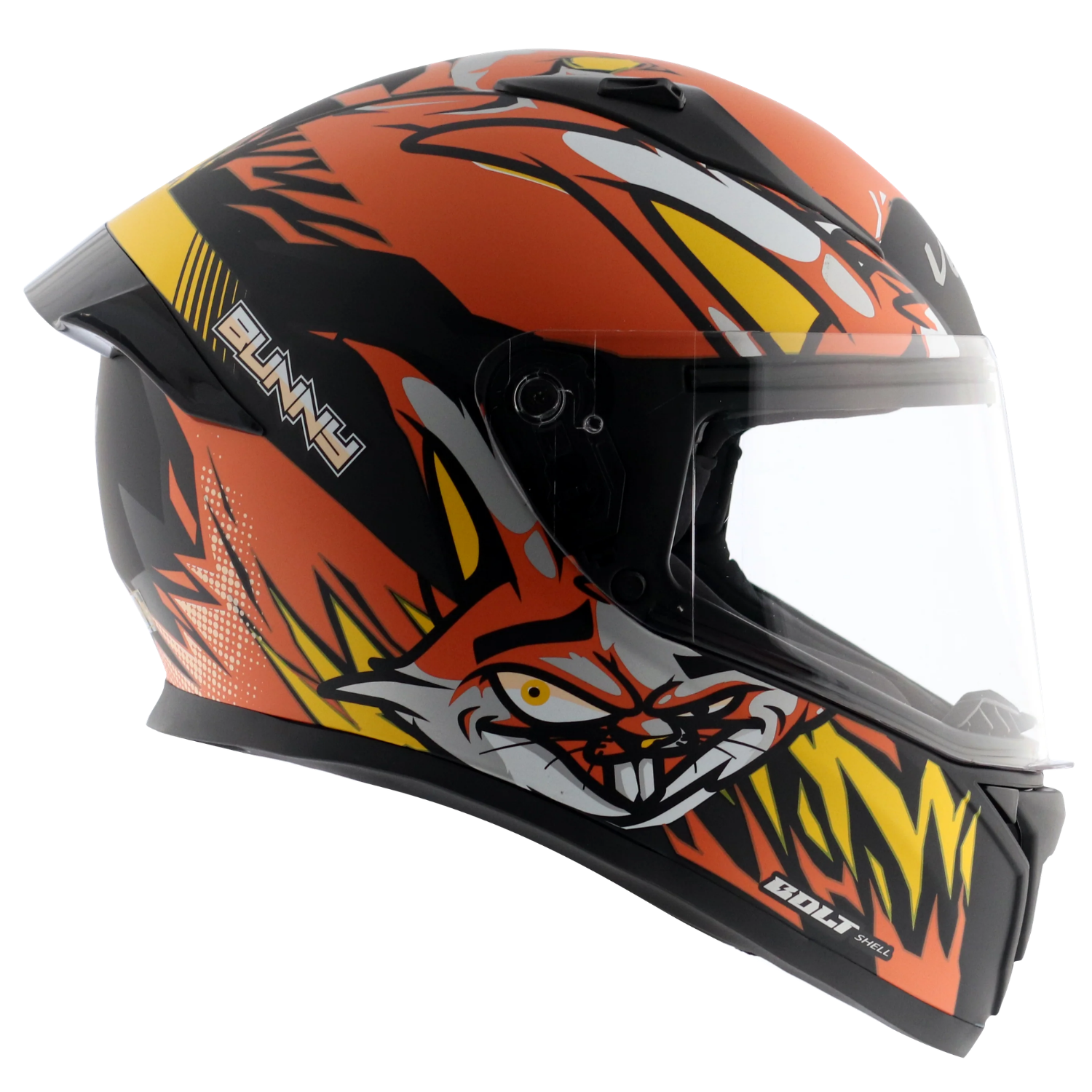 Dull Black Orange 