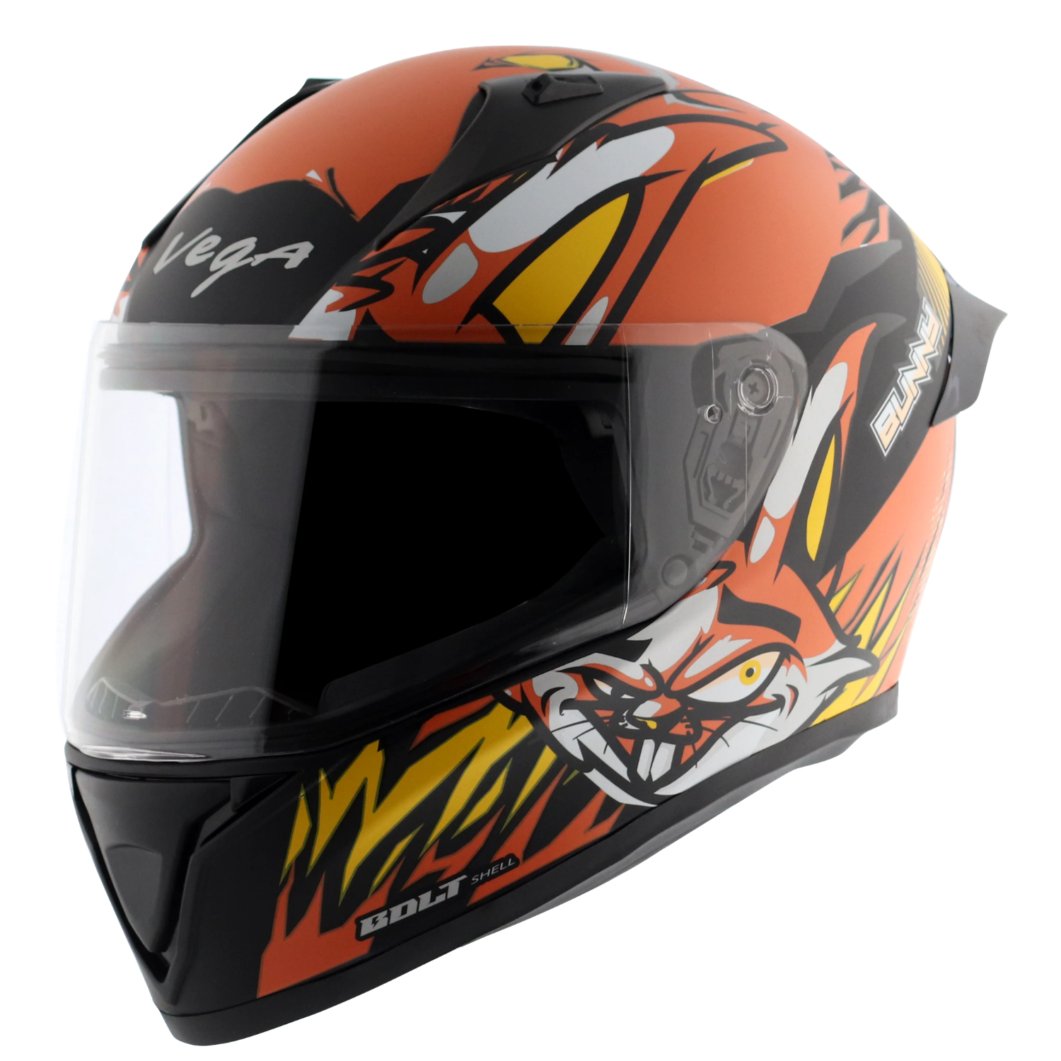 Dull Black Orange 