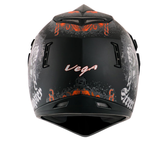 Dull Black Orange