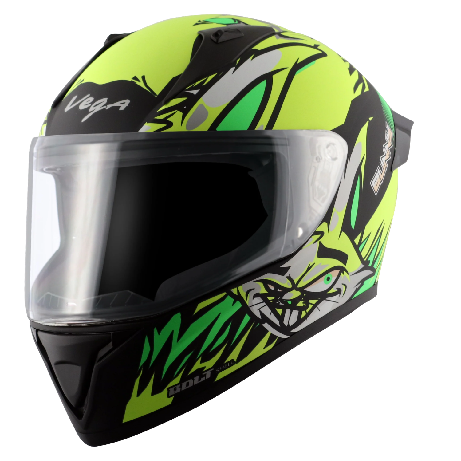 Dull Black Neon Yellow