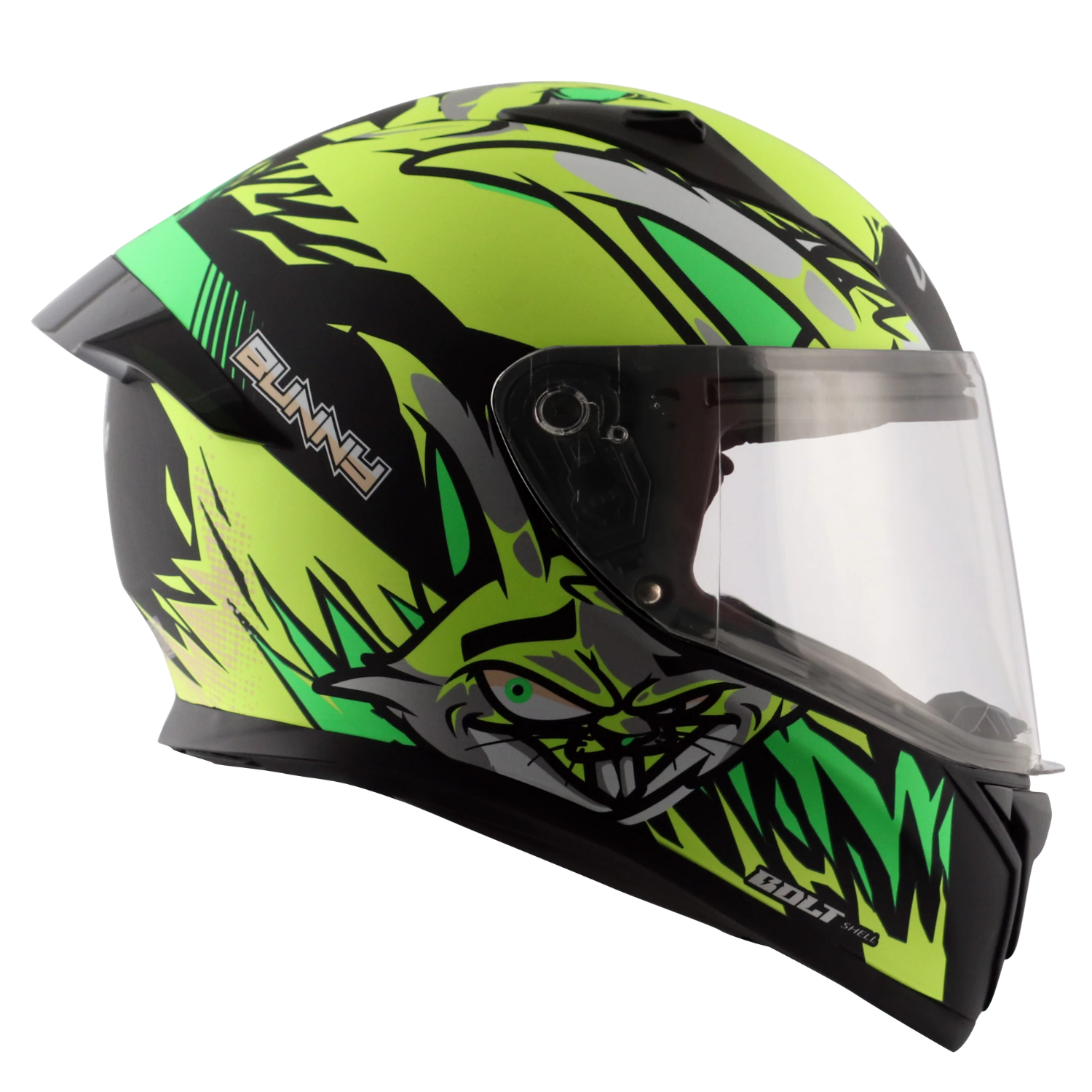 Dull Black Neon Yellow
