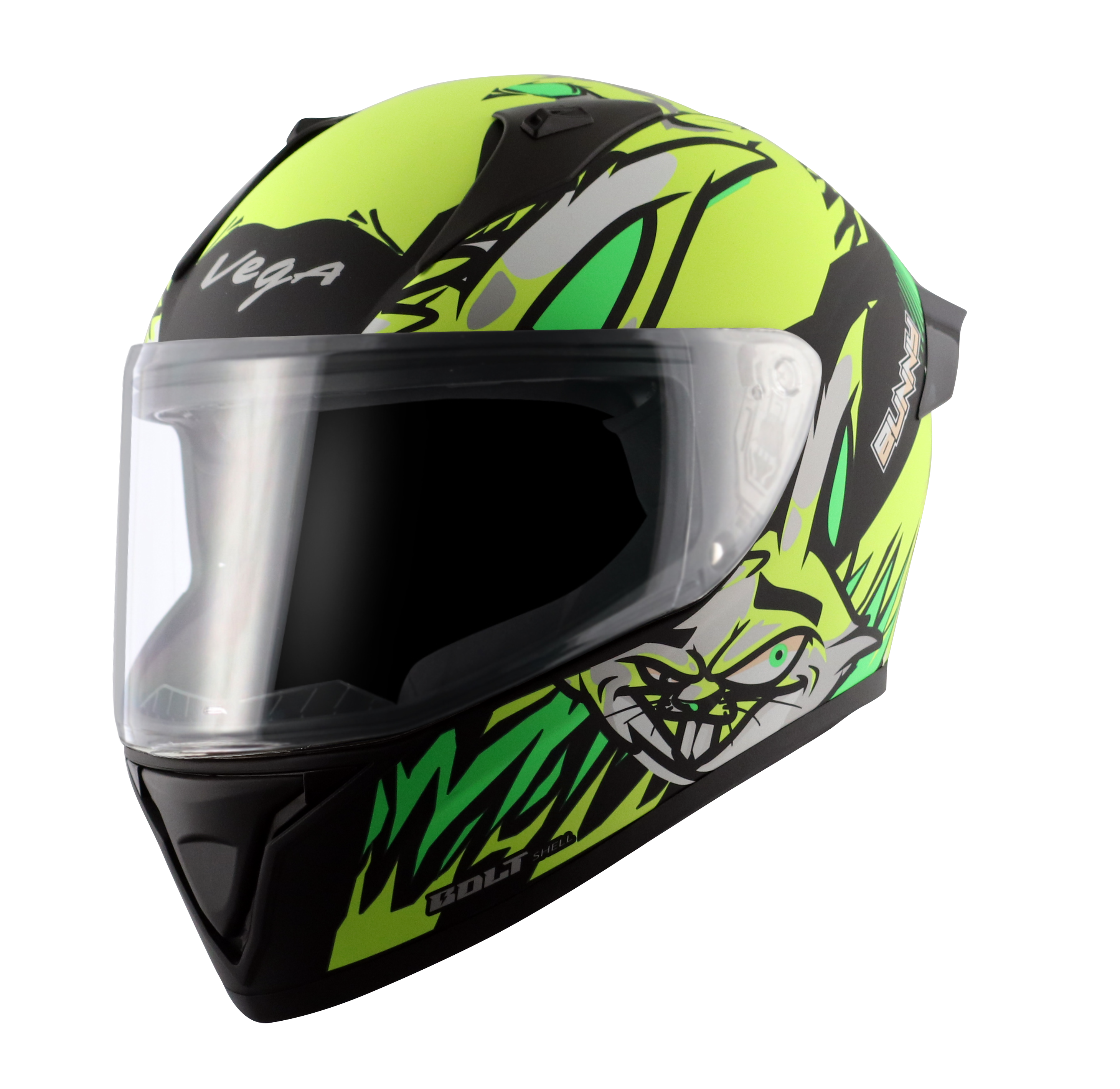 Dull Black Neon Yellow