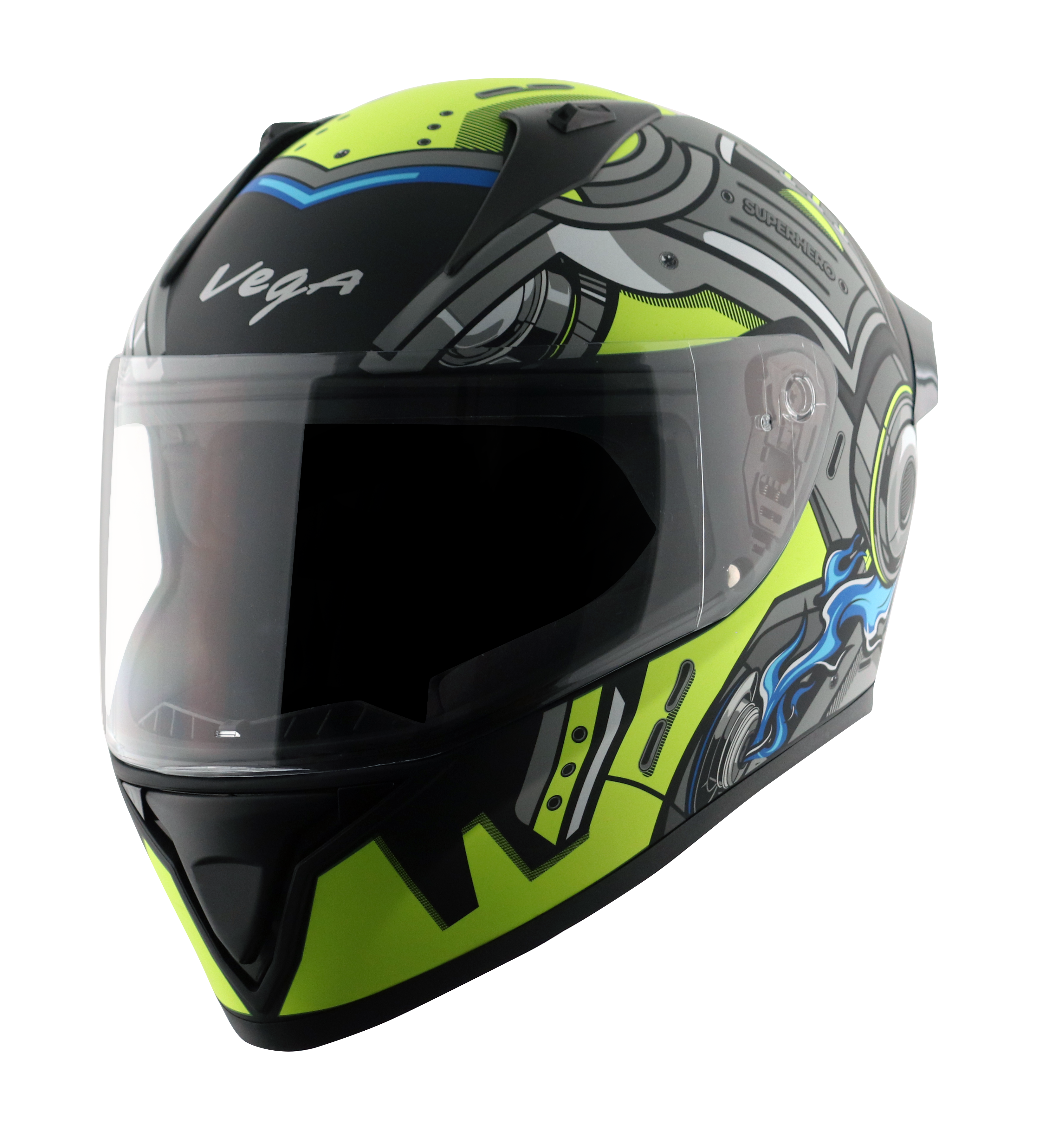 Dull Black Neon Yellow