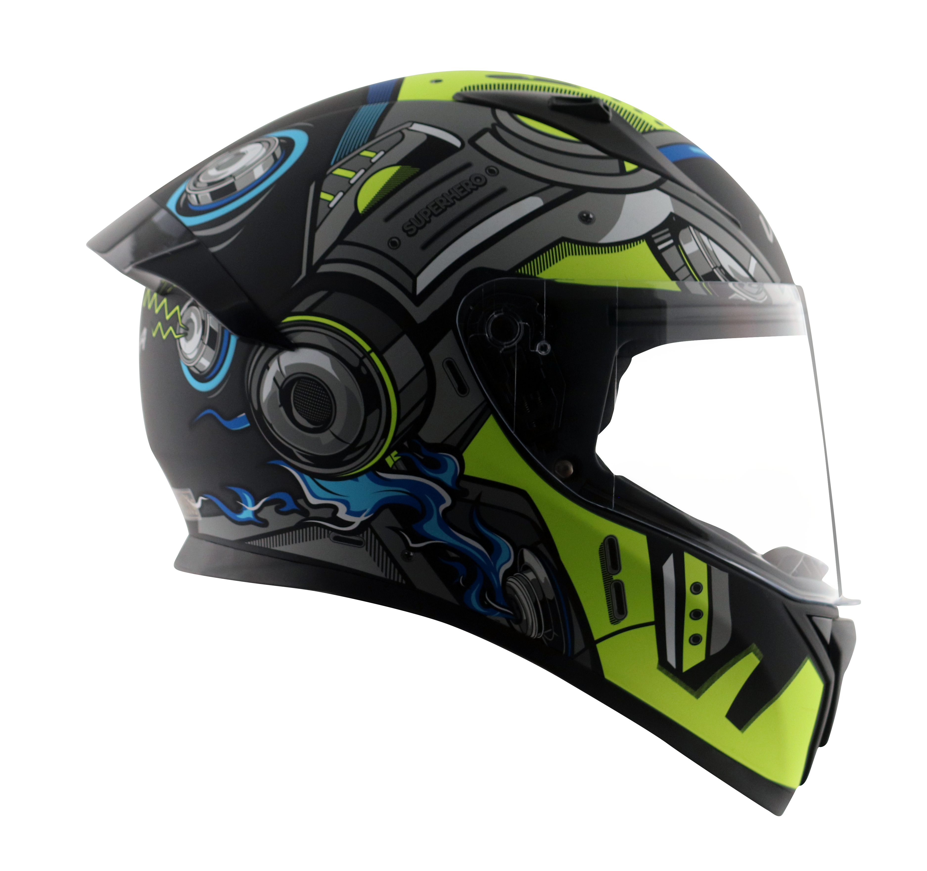 Dull Black Neon Yellow