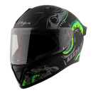 Dull Black Neon Green