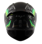 Dull Black Neon Green