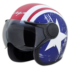 Dull Red Metallic Blue