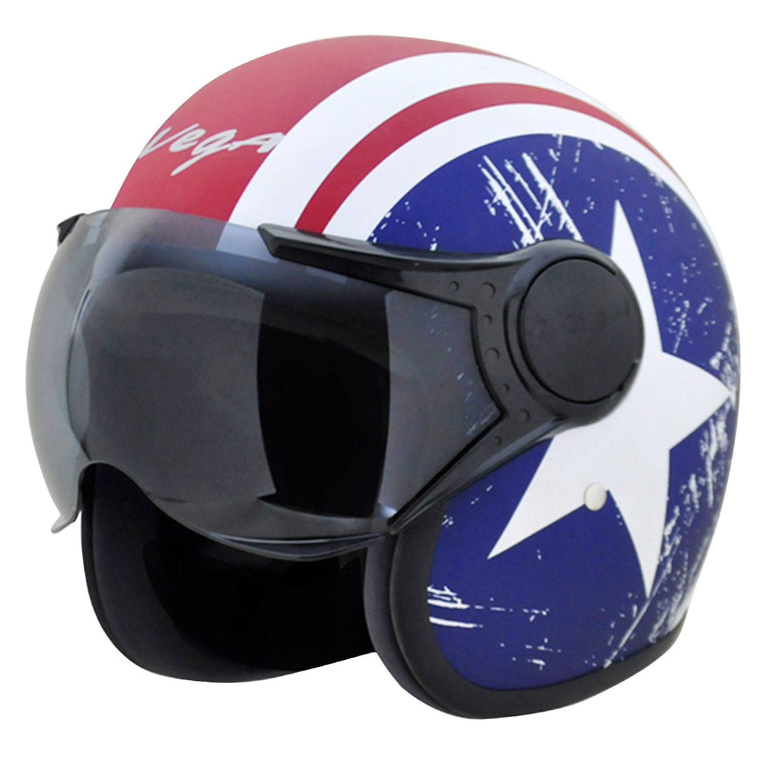 Dull Red Metallic Blue