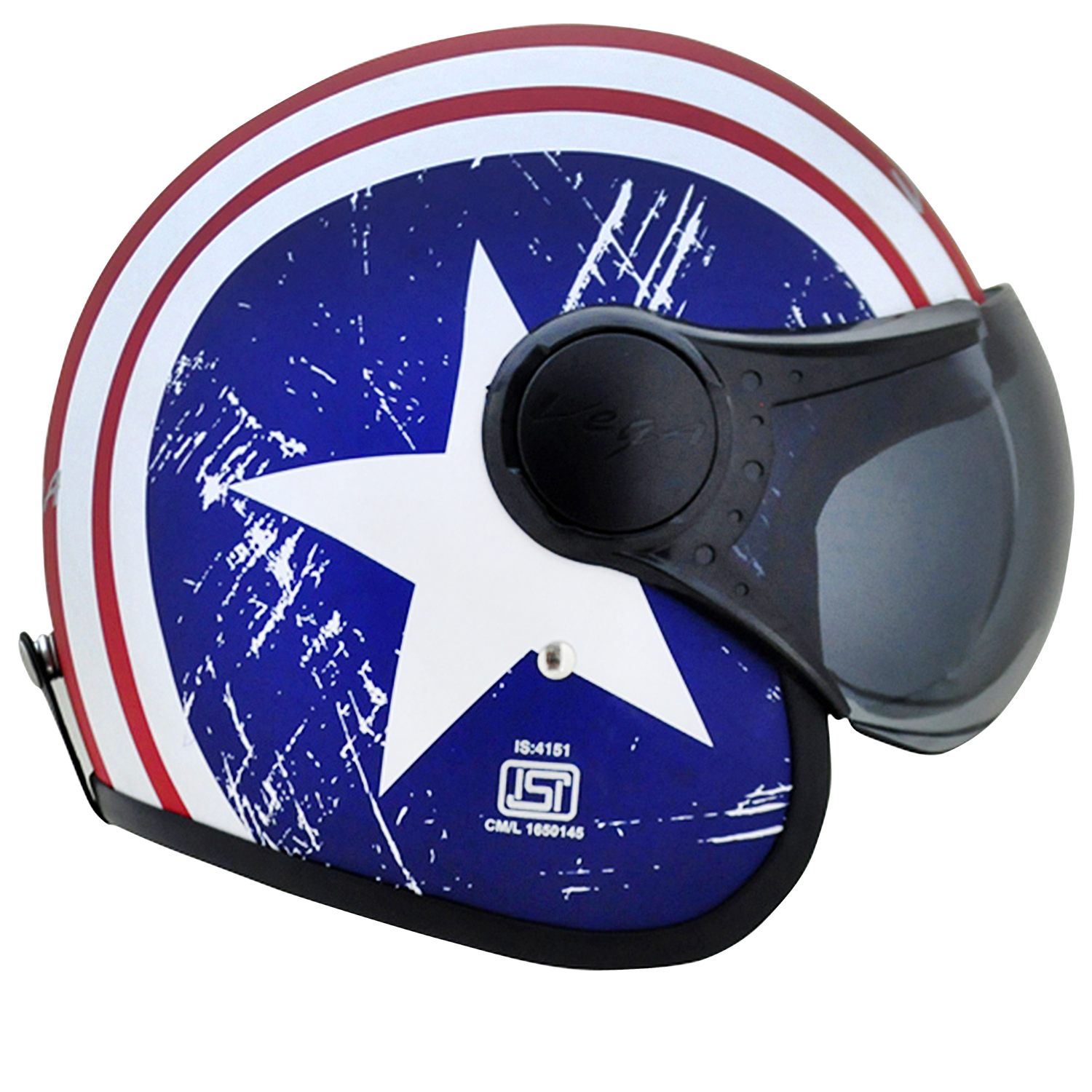 Dull Red Metallic Blue