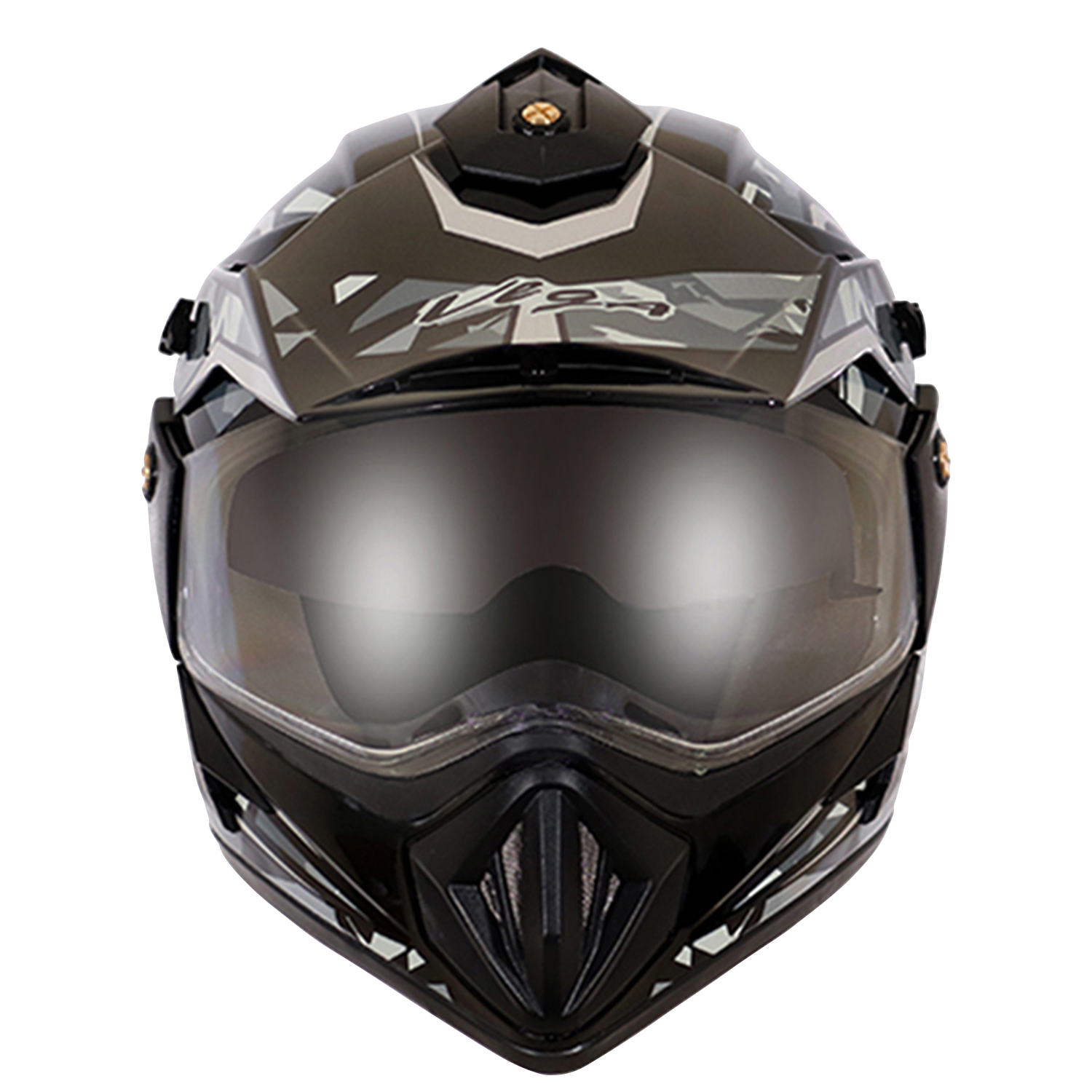 Dull Black Silver