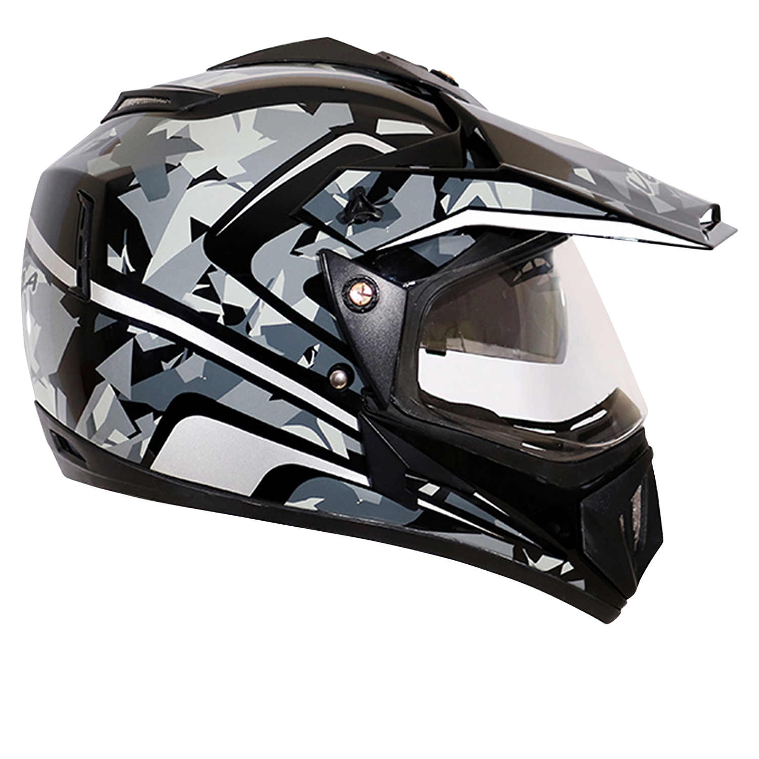 Dull Black Silver