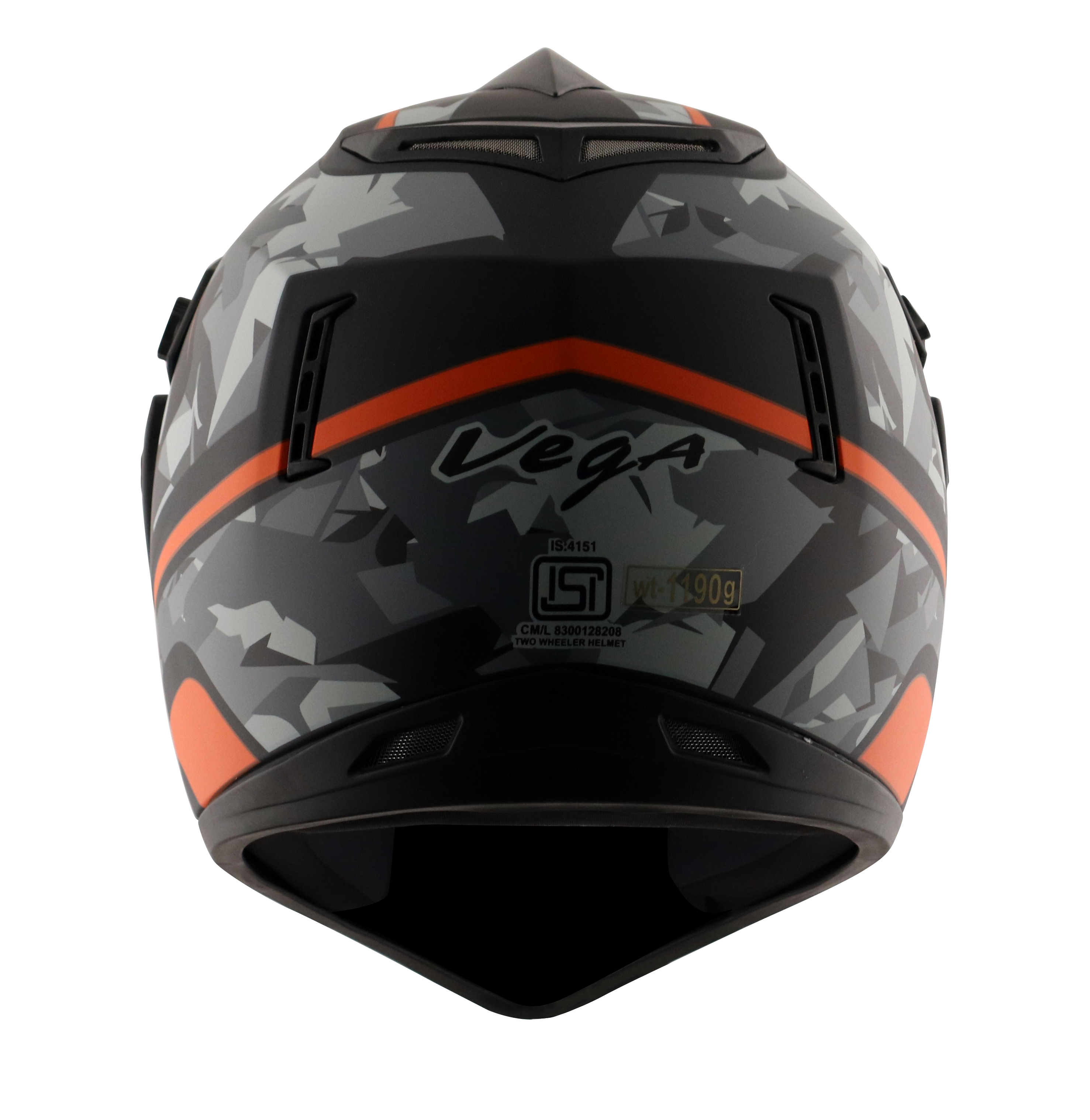 Dull Black Orange