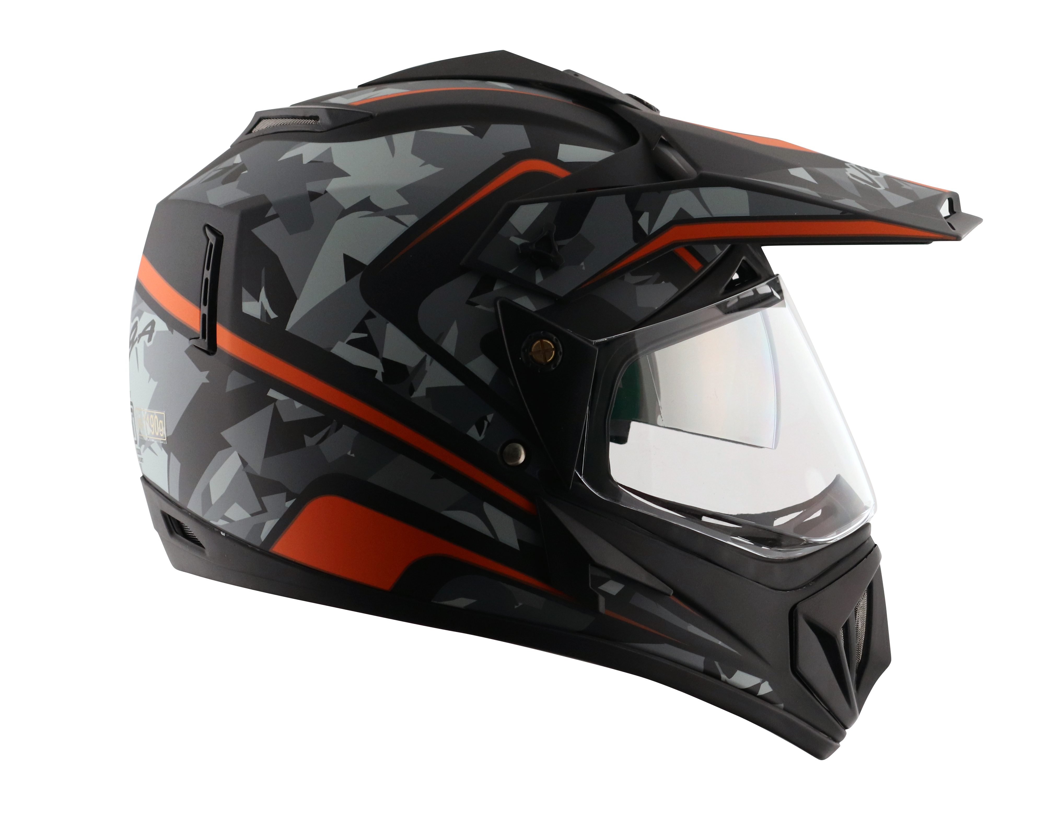 Dull Black Orange