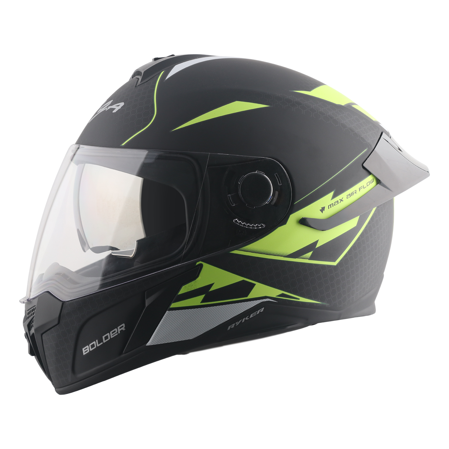 Dull Black Neon Yellow