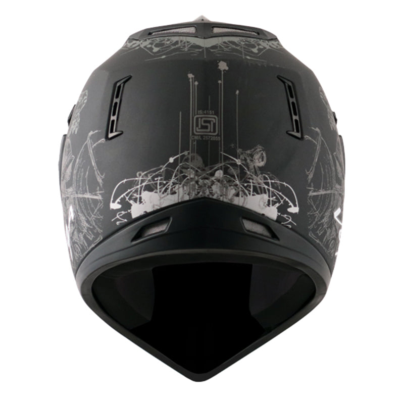 Dull Black Silver