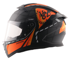 Dull Black Orange