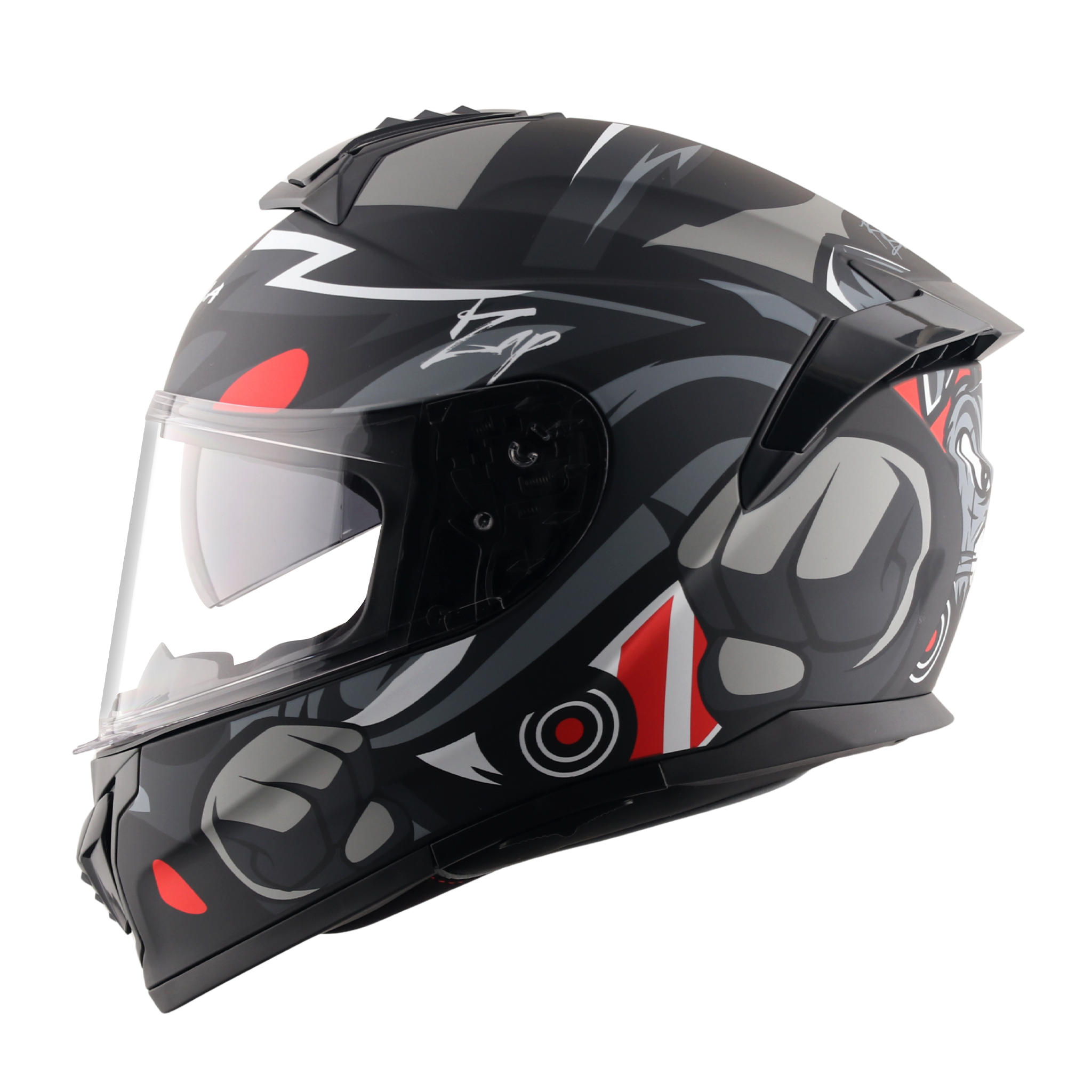 Dull Black Red 