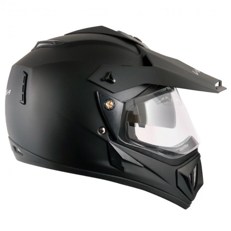 Off Road D/V Dull Black Helmet - Vega