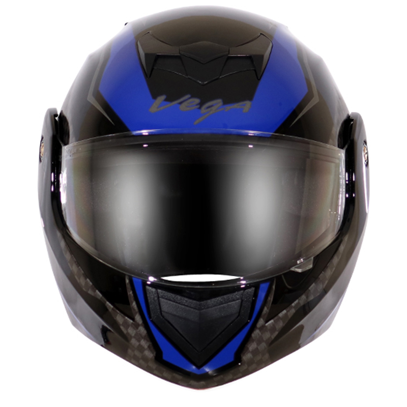 Crux Dx Checks Black Blue Helmet - Vega