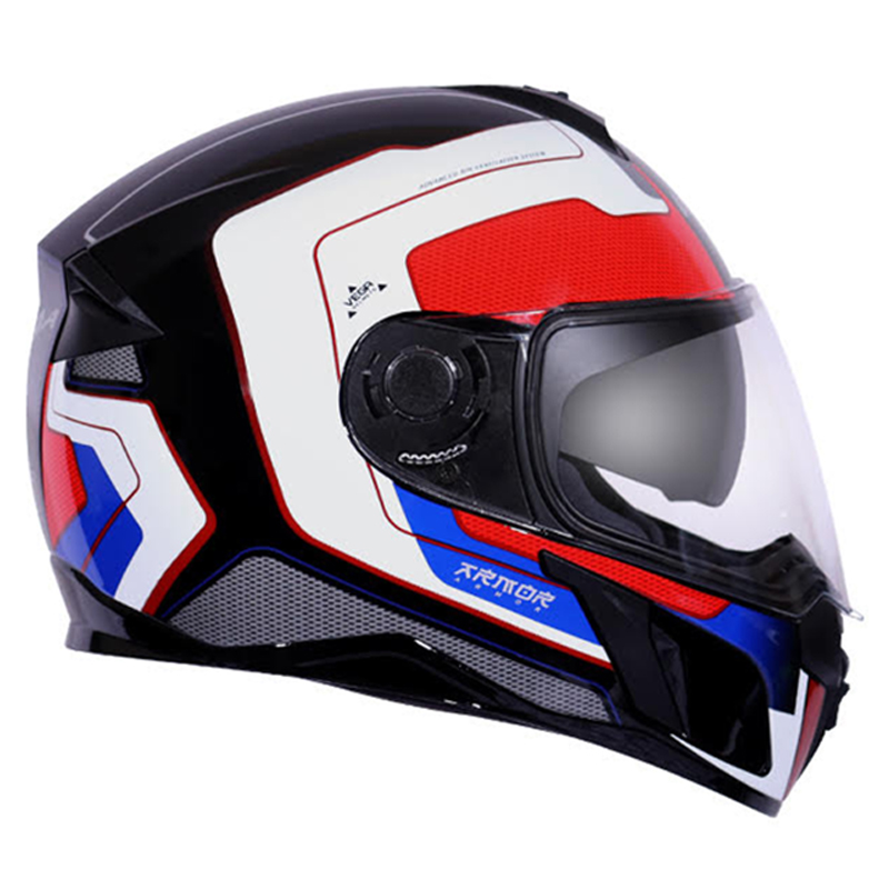 Ryker D/V Armor Black Red Helmet - Vega