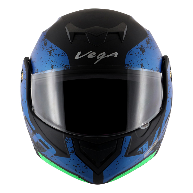 Crux Dx Victor Dull Black Blue Helmet - Vega
