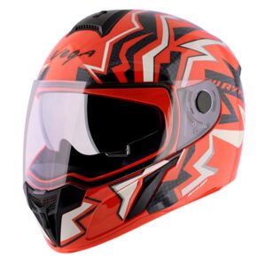 Ryker D/V Elite Orange White Helmet