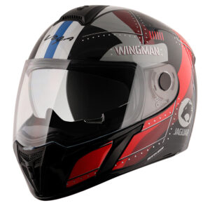 Ryker D/V Wingman Black Red Helmet